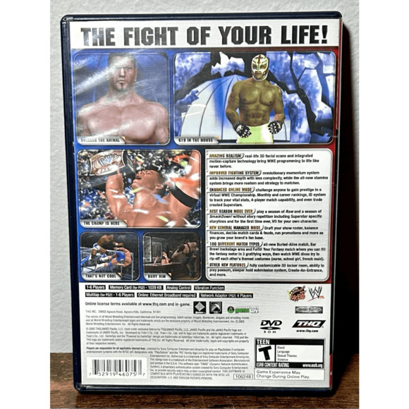 WWE SmackDown vs. Raw 2007 PS2 (Sony PlayStation 2, 2006) Complete CIB TESTED - Picture 4 of 10